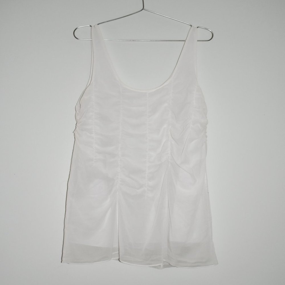COS Ruched Linen Blouse - Picture 6 of 8
